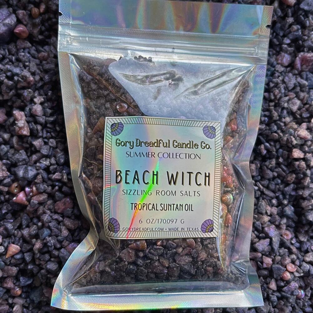 Beach Witch Sizzling Room Salt Crystal Potpourri: Nostalgic Tropic Suntan Oil